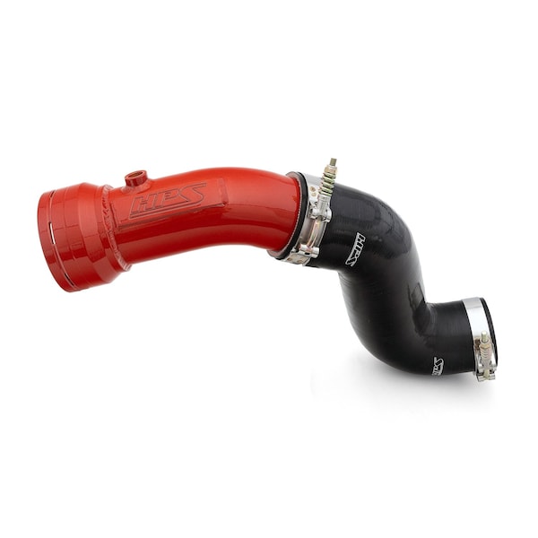 Hps Performance Cold Side Charge Pipe with CAC Hose Intercooler Boot, Red, 17-154R - main