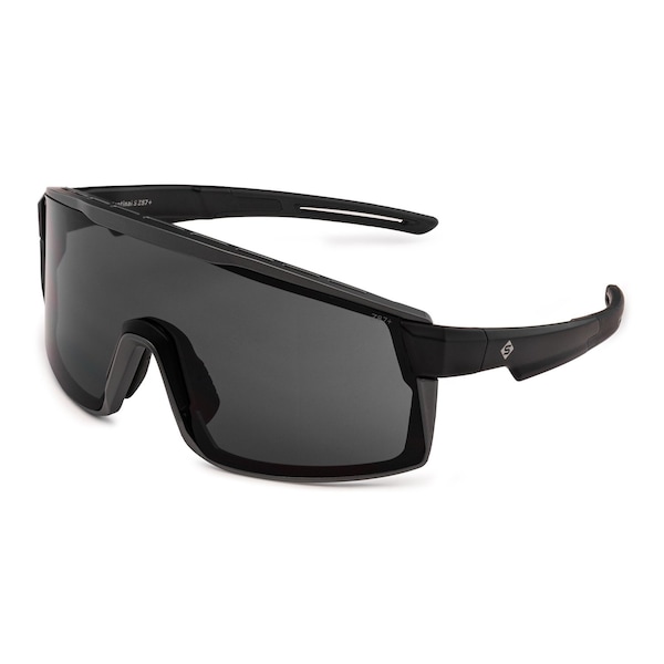 Studson The Sentinal Safety Glasses ANSI Z87+ Grey/Black One Size, OS SENT-GZ87 - main