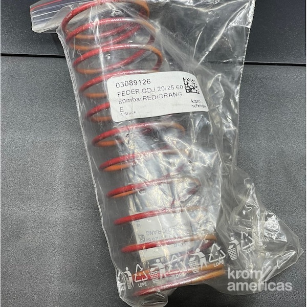 Honeywell Kromschroder SPRG, 60 80 MBAR, RED/OR SPRG GDJ20, GDJ25 KS03089126 - main