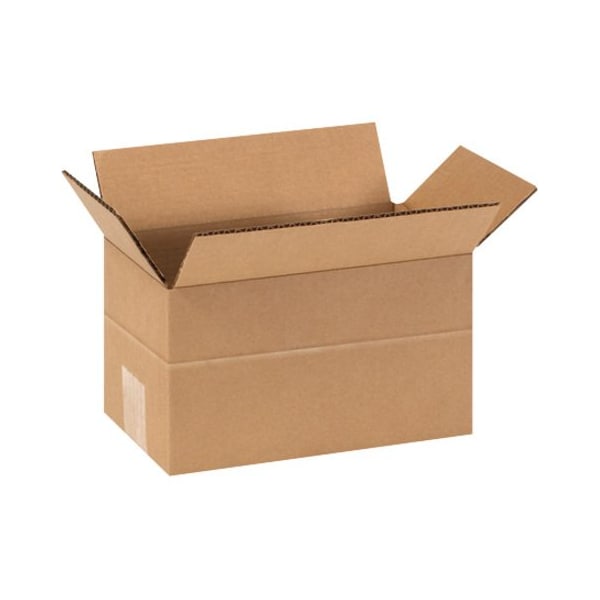 Partners Brand Multi-Depth Corrugated Boxes, 9" x 5" x 5", Kraft, 25/Bundle MD955 - main