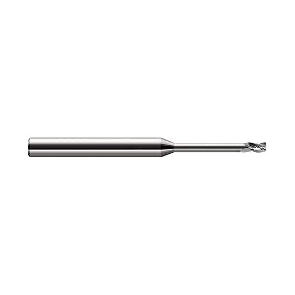 Harvey Tool 0.0390in 1 mm Cutter DIA x 0.0050in Radius x 0.0590in L of Cut x 0.3250in Reach Carbide Corner Ra 729439 - main