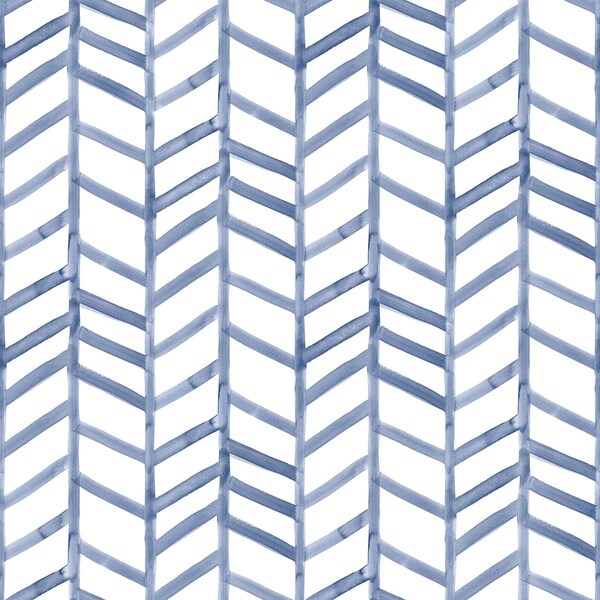 Chesapeake Fletching Navy Geometric Wallpaper 3124-13923 - main