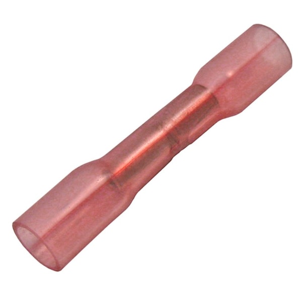 Pico Wiring Accessories Pico Crimp & Heat Shrink Nylon Butt Connector, 22-16 AWG Red, 25PK 2250GT - main