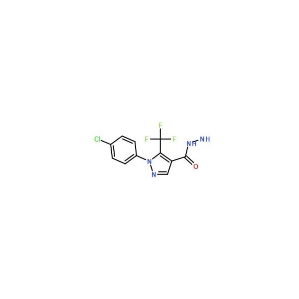 Ak Scientific 1-(4-Chlorophenyl)-5-(trifluoromethyl)-1H-pyrazole-4-carbohydrazide (5g), CAS 175137-34-5 9092AA-5g - main