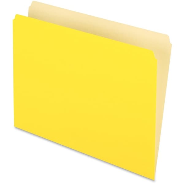 Pendaflex FOLDER, LTR, STRT, SGL, 11PT, YW, 100PK 152YEL - main