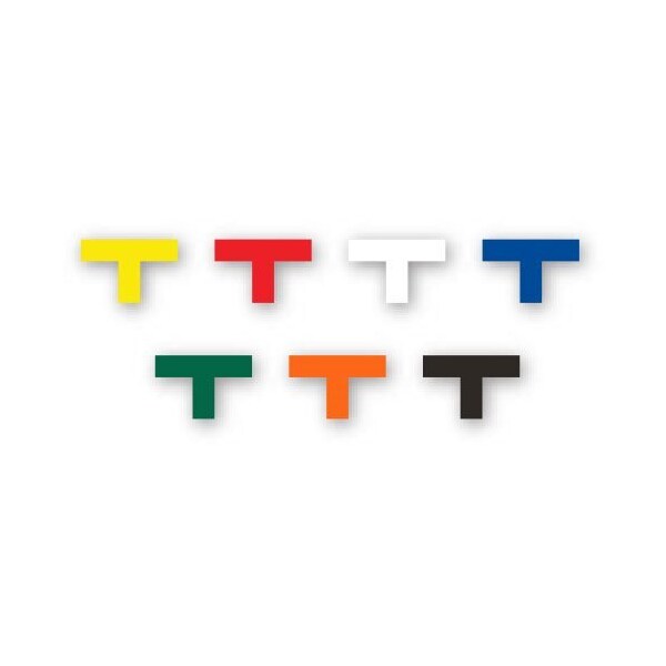 Ergomat DuraStripe Xtreme 6inx8inx2in Tfts White, 30PK DSX-T8-W-KIT - main