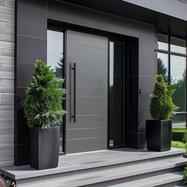 Hydroware Round Series Door Handle -Black, 48-Inches HYD-0106 - main