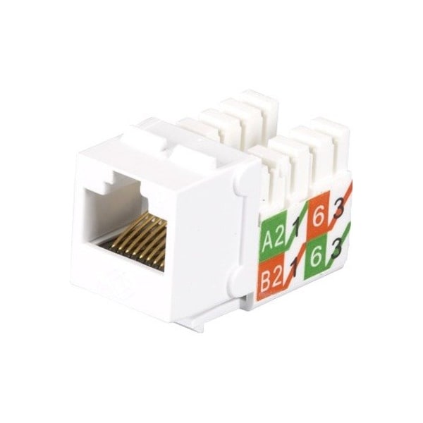 Black Box Gigatrue2 Cat6 Jacks, Universal Wiring, Component Level, 25, PK25 FMT639-R3-25PAK - main