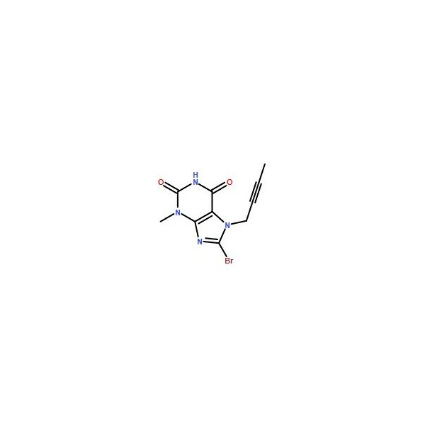 Ak Scientific 8-Bromo-7-(2-butyn-1-yl)-3-methylxanthine (5g), CAS 666816-98-4 X4790-5g - main