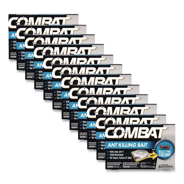 Combat Source Kill Ant Bait Station, 0.21 oz, 72PK DIA 45901 - main