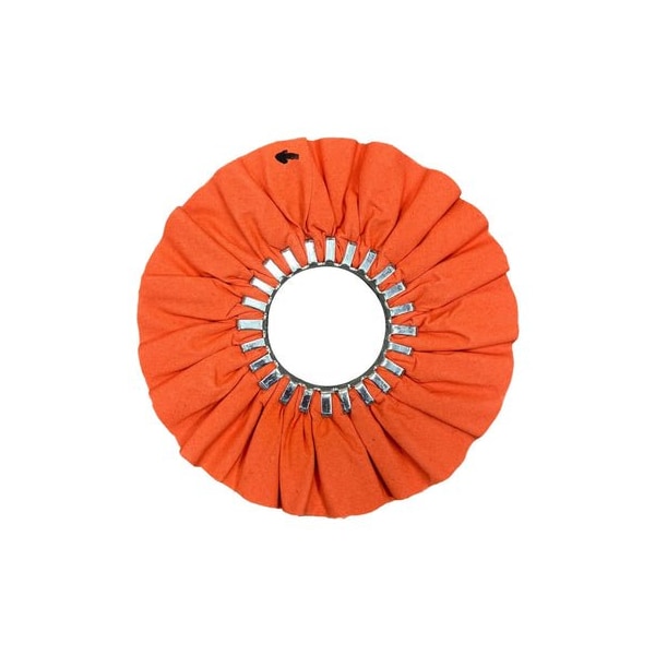 Renegade Products Usa Airway Buffing Wheels, 9 Inch, Orange, No Center Plate FAW9X3N2-16P86OT - main