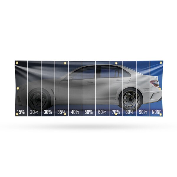 Signmission Window Tinting Percentage, 36 Inch x 96 Inch, Vinyl Banner B-96-30946 - main