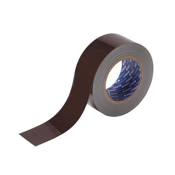 Brady ToughStripe Floor Marking Tape Roll - Polyester, Solid Color, Brown, 2in x 100ft, 100PK 134089 - main