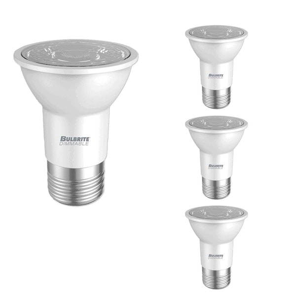 Bulbrite LED Filament 6.5W Dimmable PAR16 Light Bulbs, Frost Glass, Medium E26 Base, 3000K, 500lu, 4PK 862812 - main