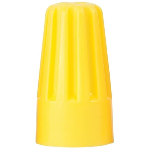 Gardner Bender WireGard 4 Wire Connector, 18 to 10 AWG Wire, Steel Contact, Polypropylene Housing Material, Yellow 25-004 - main