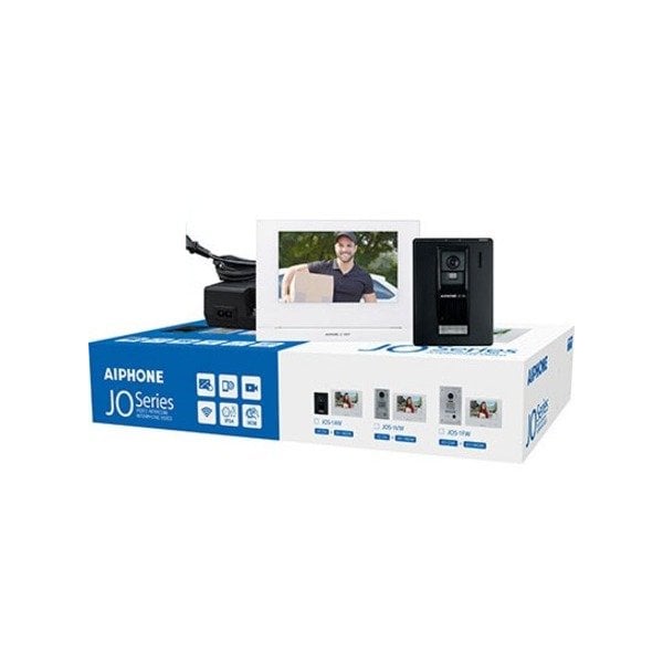 Aiphone Mobile-Ready Box Set with Standard, Surface-Mount Door Station, 7-in TFT Touchscreen JOS-1AW - main