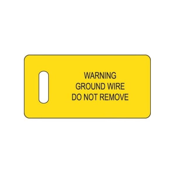 Panduit Warning Ground Wire Tag PT-GND - main