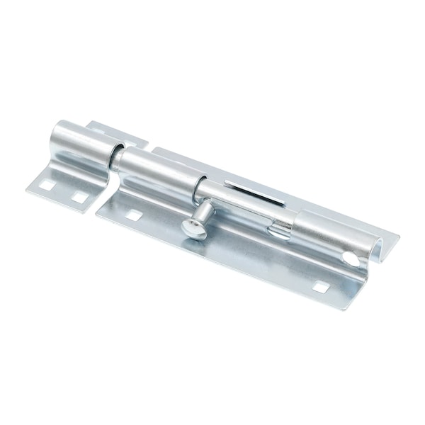 Prime-Line Door and Gate, Extra Heavy Duty Slide Barrel Bolt Latch 7 inch, Screws, Zinc Plated, Rust Resistant U 117670 - main