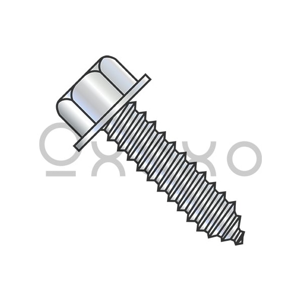 Oxoxo 5/16-9X1 3/4 A/F.428-.437 Head Hgt .300-.312 Unslot Indent Hexwash Lag Screw Full Thrd Zinc, 700PK 371577 - main