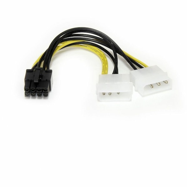 Startech.Com 6 LP4 to 8 Pin PCIe Power Cable Adapter LP4PCIEX8ADP - main