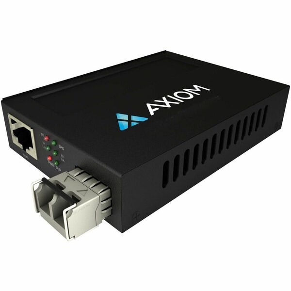 Axiom TAA POE+ RJ45 TO LC SMF MEDIA CONV AXG101496 - main
