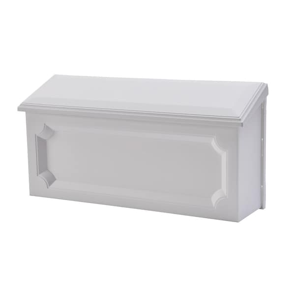 Architectural Mailboxes Windsor Wall-Mount Mailbox, White WMH00WAM - main