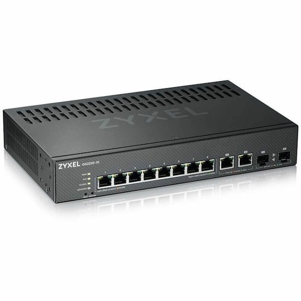 Zyxel - 8 PORT MANAGED GIGABIT SWITCH + 1YR NEBULA PRO GS2220-10 - main