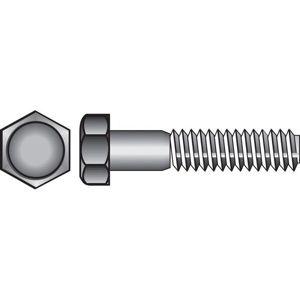 Hillman 1/2 in. D X 6-1/2 in. L Zinc Plated Steel Hex Bolt, 25PK 190345 - main