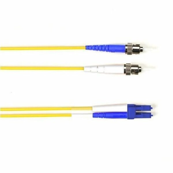 Black Box SM FO PATCH CABLE DUPLX, PVC, YL, STLC 3M, NON-CANCELABLE/NON-RETURNABLE FOCMRSM-003M-STLC-YL - main