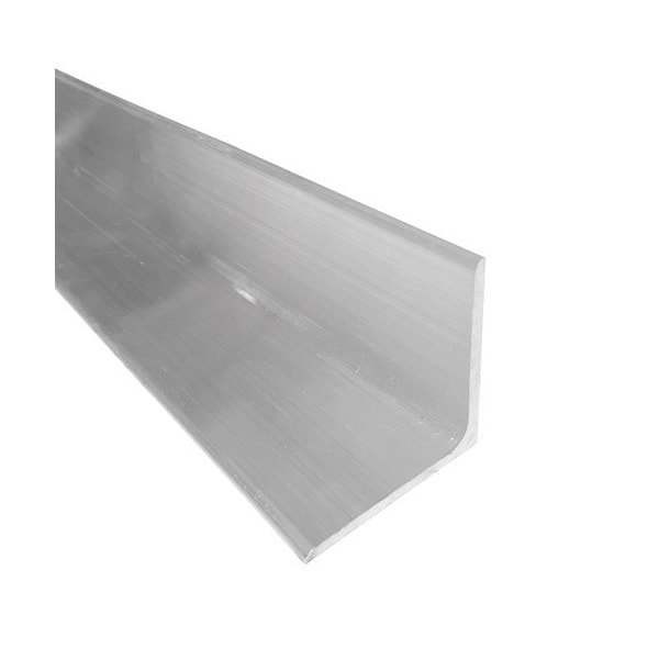 Remington Industries 2in x 2in Aluminum Angle 6061, 2in Length, T6 Mill Stock, 1/8in Thick 2.0X2.0X.125ANG6061T6-2 - main