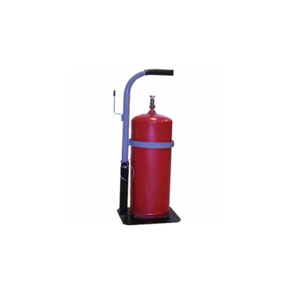 Saf-T-Cart Cylinder Cart Stand, Holds 1 Cylinder, 6 in dia 339-B-TOTE - main