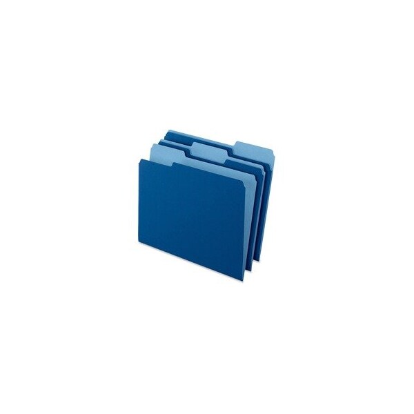 Pendaflex FOLDER, LTR, 1/3, TAB, NY, 100PK 15213NAV - main