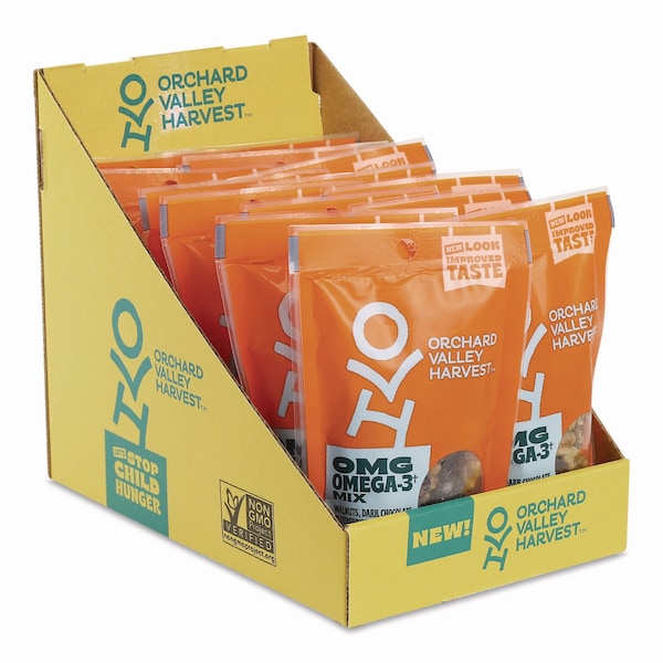 Orchard Valley Harvest Omega-3 Mix, 2 oz Bag, 14PK JOHV13696 - main