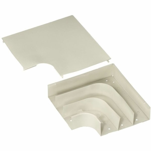 Hubbell Wiring Device-Kellems Flat Elbow Raceway, HBL6750 Series, Ivory HBL6711DFOIV - main