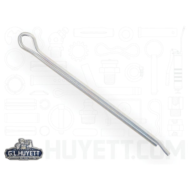 Huyett Hammerlock Cotter Pin, Zinc Plated Carbon Steel, 0.125 in Dia x 2.500 in Effective Length CPHZ-125-2500 - main