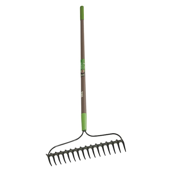 Ames 16-Tine Bow Rake, Welded Steel, Fiberglass Handle, Cushion Grip 28252100 - main