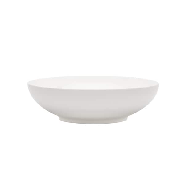 Homeroots White Six Piece Porcelain Service For Six Bowl Set 483485 - main
