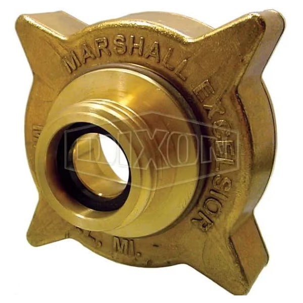 Dixon Adapter, 3-1/4 x 1-3/4 in, Female ACME x Male ACME, Brass, Domestic ME612 - main