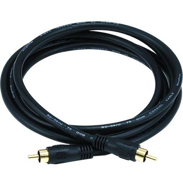 Monoprice Coaxial Audio/Video Rca Cable M/M 6Ft 619 - main