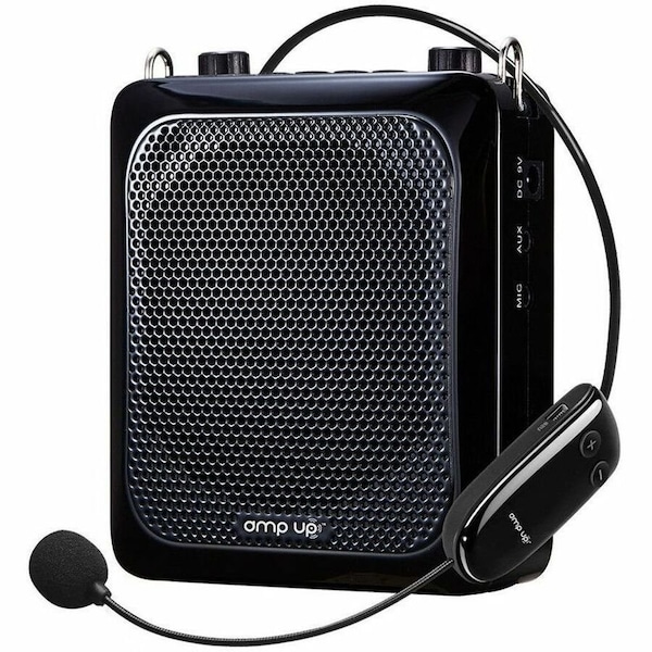 Hamiltonbuhl Amp-Up Personal UHF Voice Amplifier with Wireless Microphone PA-25W - main