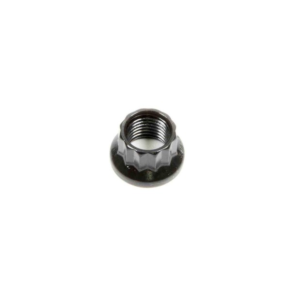Whole-In-One AJN12-1 0.37-24 in. 12 Point Nut - Black WH1390206 - main