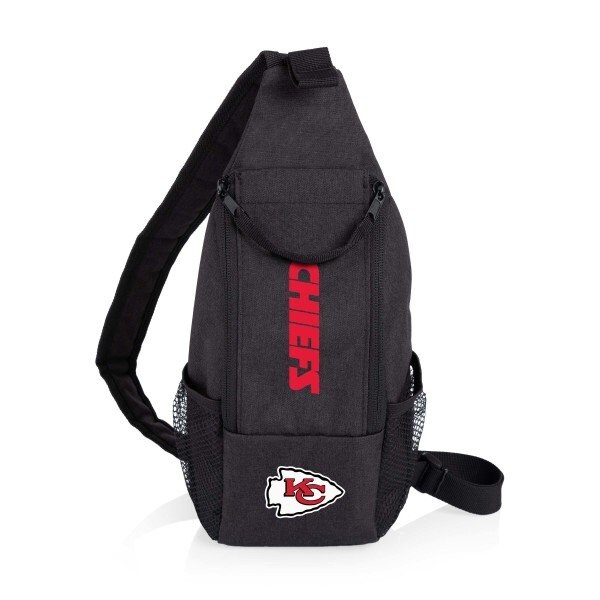 Picnic Time Family Of Brands Kansas City Chiefs - Strider Cooler Sling Bag, (Black) 759-00-179-164-2 - main