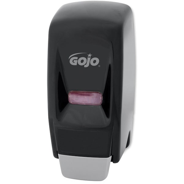 Gojo Bag-in-Box Dispenser, Lotion Soap, Push-Style, 800 mL, Wall-Mount, Black 9033-12 - main