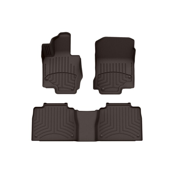 Weathertech Cocoa, Front and Rear FloorLiner HP 471533-1-2IM - main