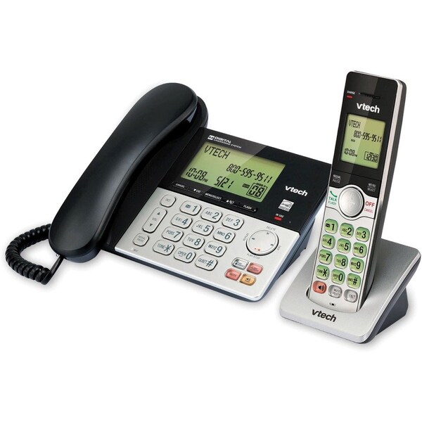 Vtech CS6949 DECT 60 Standard Phone Black, Silver, Gray VTECS6949 - main