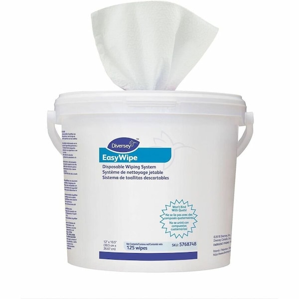 Diversey Disposable Wipes, 12-1/2" x 10-5/8", 6 Pack, 120 Sheets/ Pack 5768748 - main