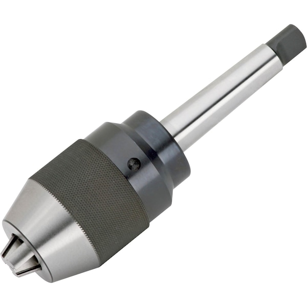 Grizzly 1/32"-1/2" x MT #2 Keyless Drill Chuck with Integral Shank H8260 - main