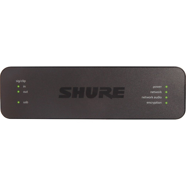 Shure Dante (4 inputs) to Analog (1 input/1 output) Router/USB Interface (1 input/1 output on block conne ANIUSB-MATRIX - main