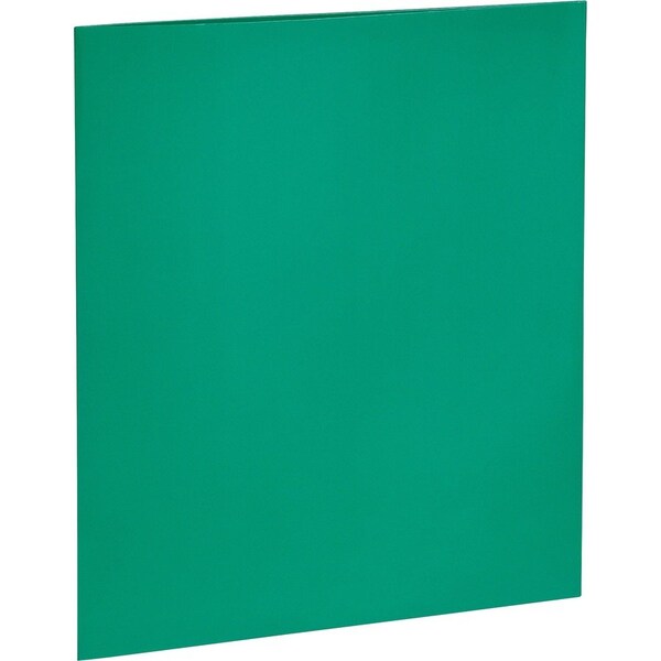 Business Source Letter Pocket Folder, Green, 25PK BSN44427 - main