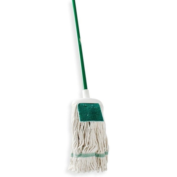 Libman Wet Mop, 58-3/4 in L, Cotton Mop Head, Steel Handle 121 - main